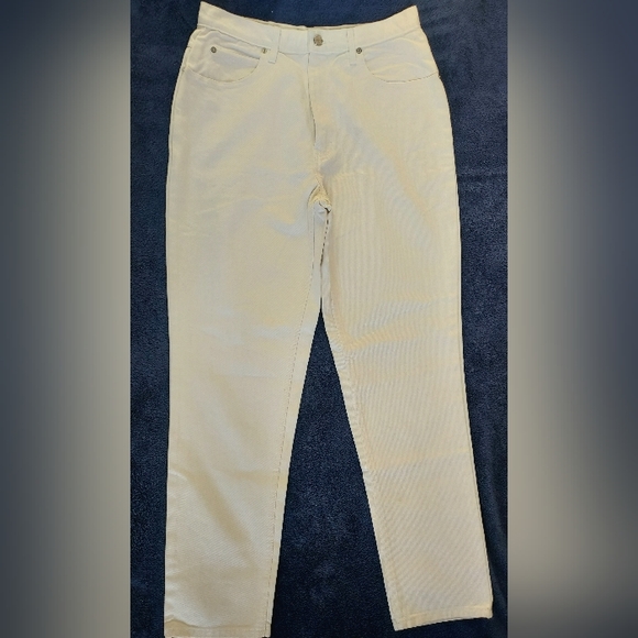 NWT Vintage 90's Jordache Original 5 Pocket Classic Fit White Mom Jeans Size 14 - Picture 2 of 12